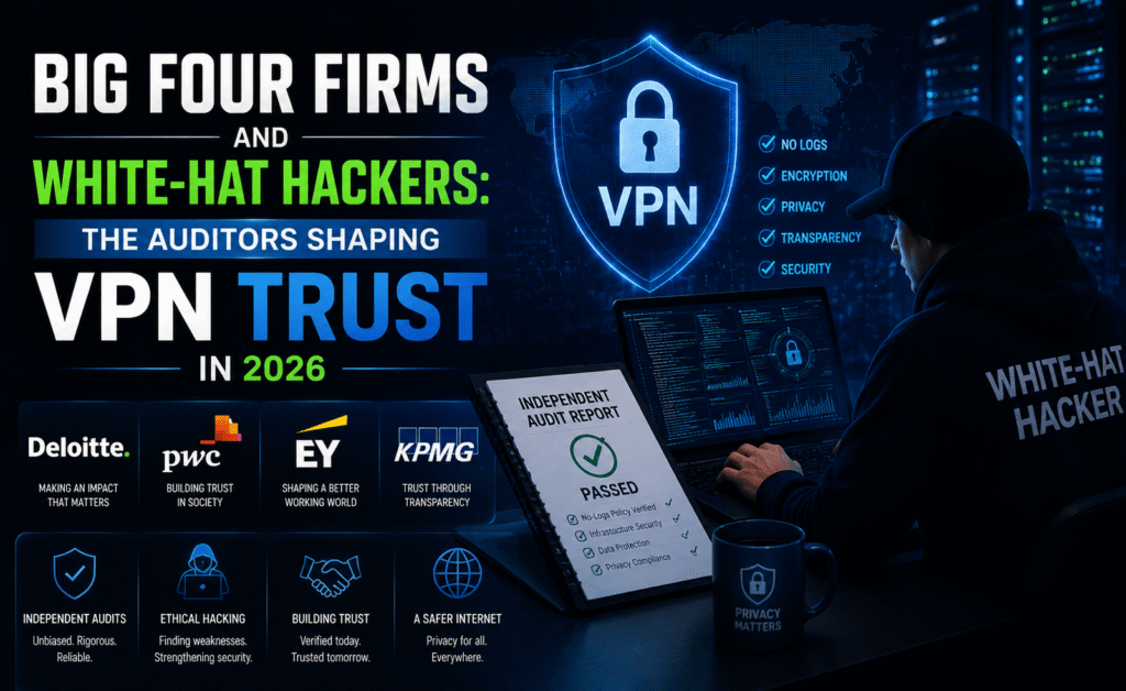 Big Four Firms and White-Hat Hackers: The Auditors Shaping VPN Trust in 2026